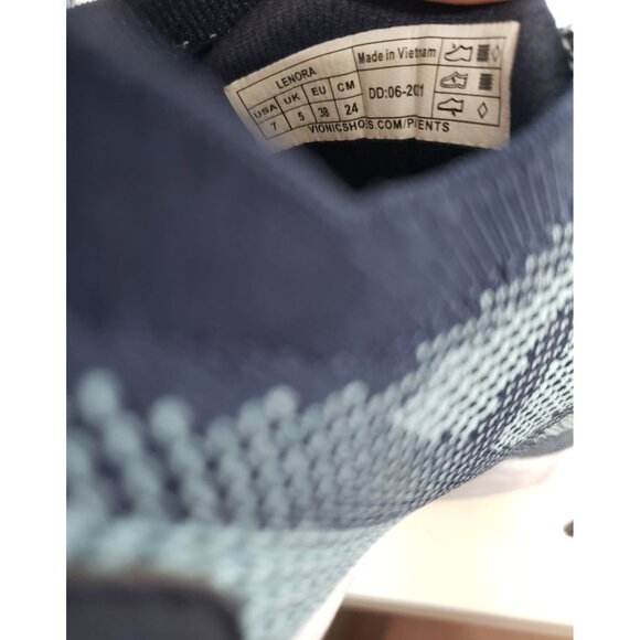 Vionic Women's Sky Lenora Lace up Sneaker in Navy Blue -‎ Size 7 - Picture 9 of 10